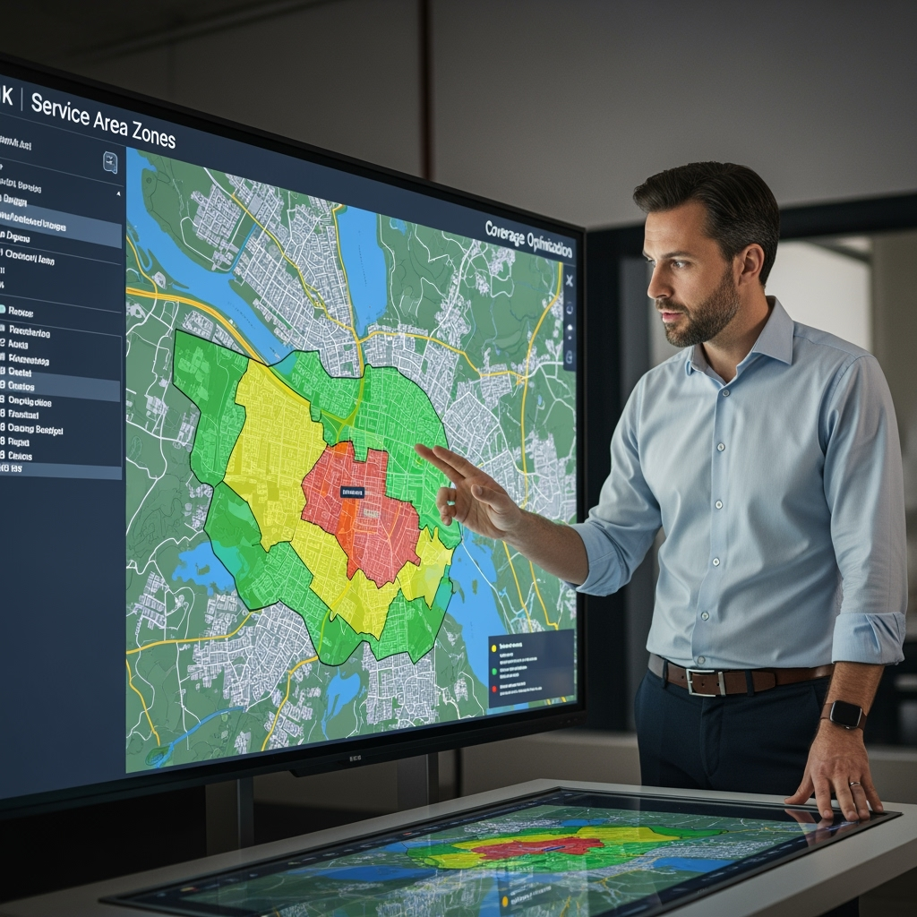 Smart Service Area Zones: Coverage Optimization and Zone Planning for Local Success
